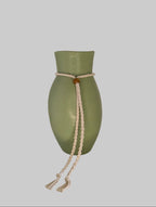 Seafoam Rope Accent Decorative Vase